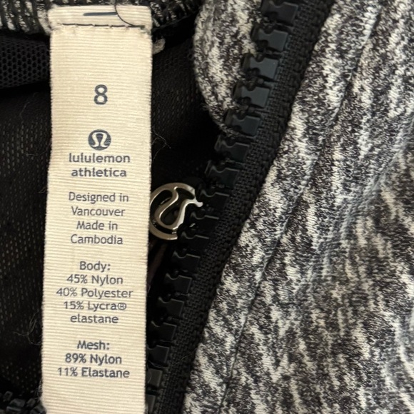 Lululemon Define Jacket- Herringbone- size 8 - Picture 4 of 6